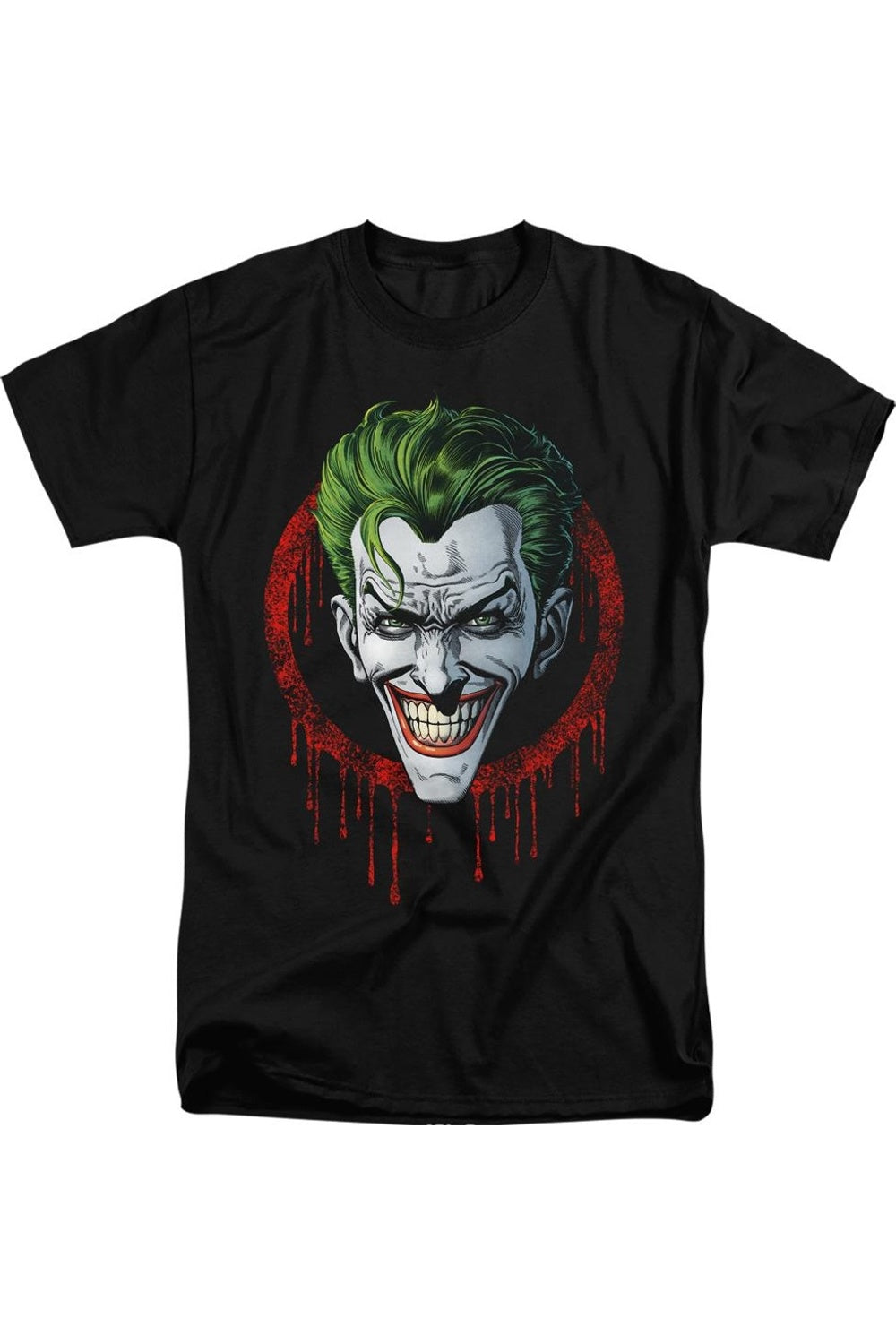 

Футболка с коротким рукавом Batman Joker Drip для взрослых Gildan, черный