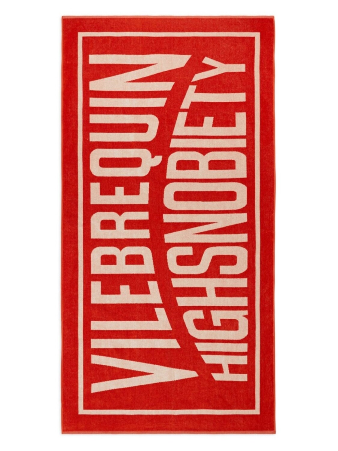 

Пляжное полотенце из хлопка Vilebrequin x Highsnobiety, красный