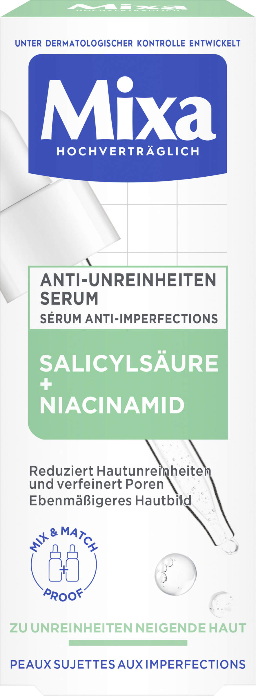 

Сыворотка для лица Mixa Anti-Unreinheiten Serum