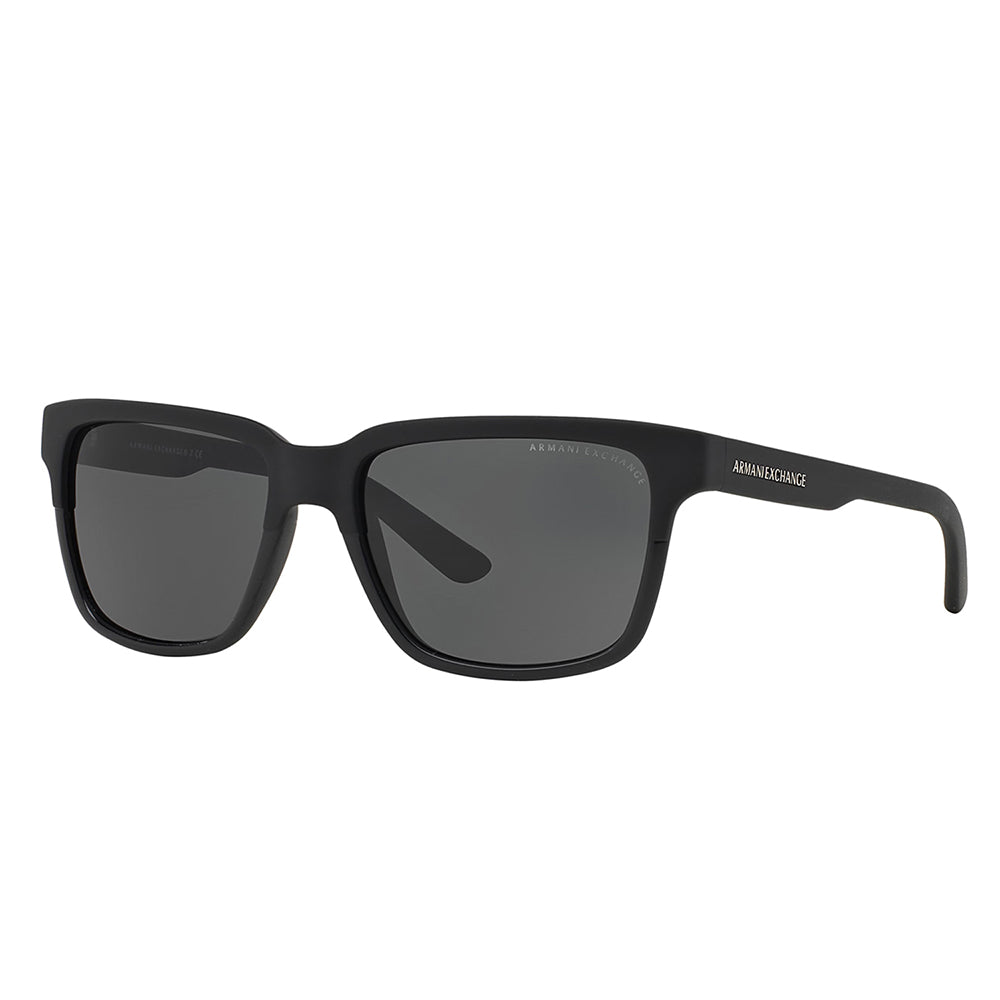 

Armani Exchange AX 4026S 812287 56 мм унисекс квадратные солнцезащитные очки, цвет matte & shiny black