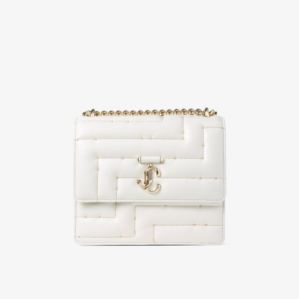 

Кожаная сумка на плечо Avenue Quad Jimmy Choo, желтый