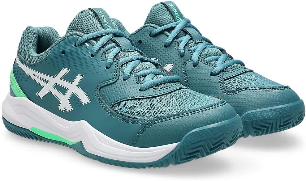 Детские кроссовки для паделя ASICS Gel-Dedicate 8 Padel GS, Misty Pine/White — фото 3