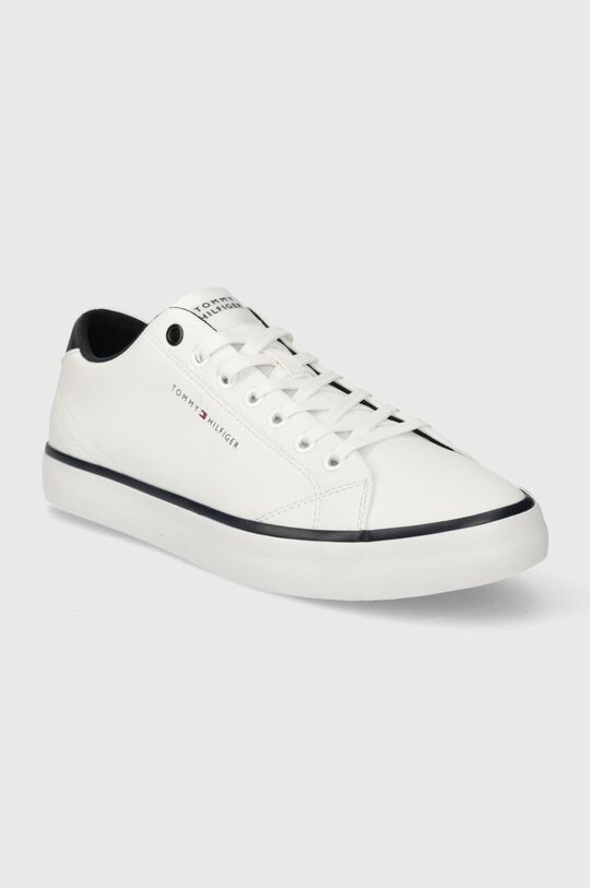 Кроссовки TH HI VULC CORE LOW LEATHER ESS Tommy Hilfiger, белый — фото 2