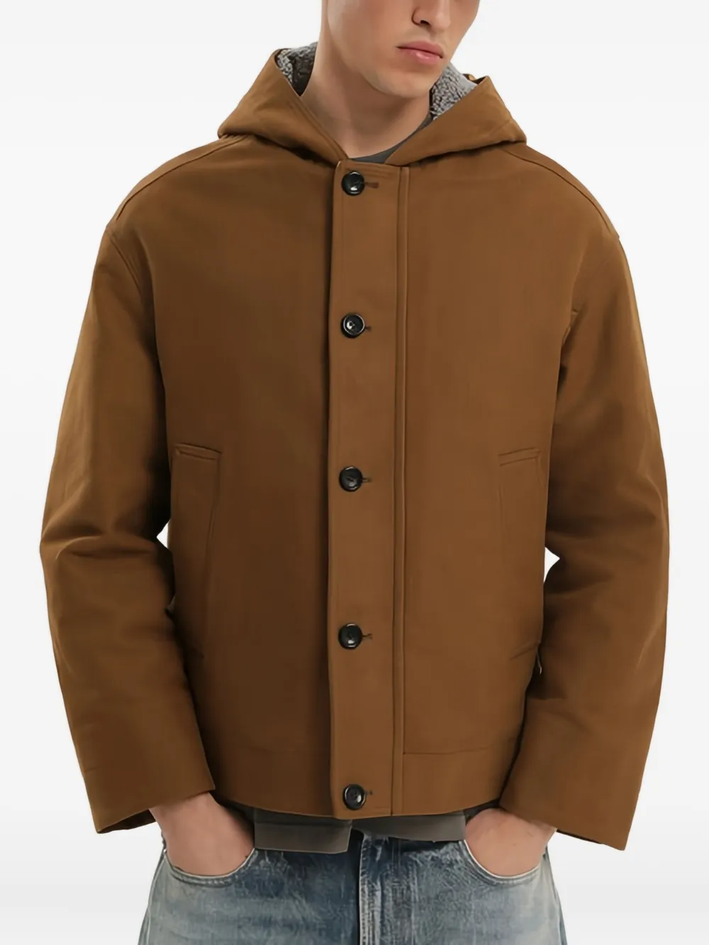 

Укороченная куртка с капюшоном 1988 Studio, коричневый