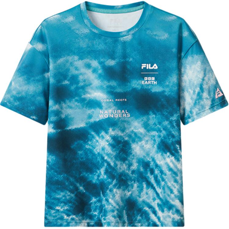 

Футболка aw24 с принтом по всей поверхности для подростков FILA KIDS, All Over Print