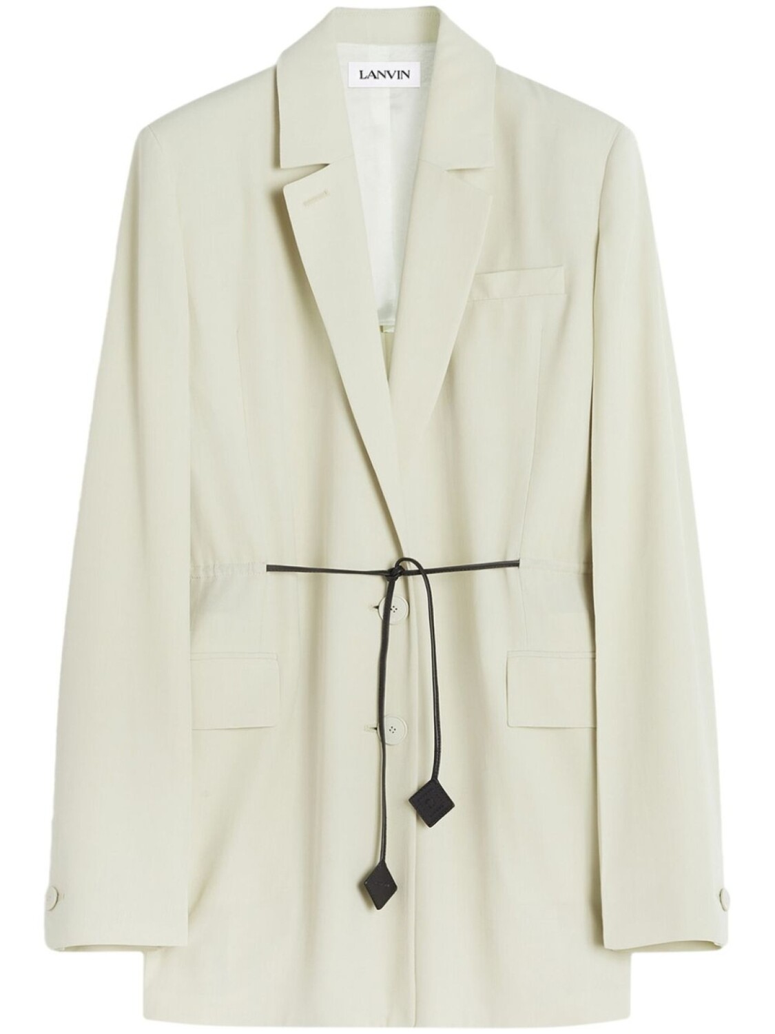 

Lanvin пиджак из вирджинской шерсти, нейтральный цвет