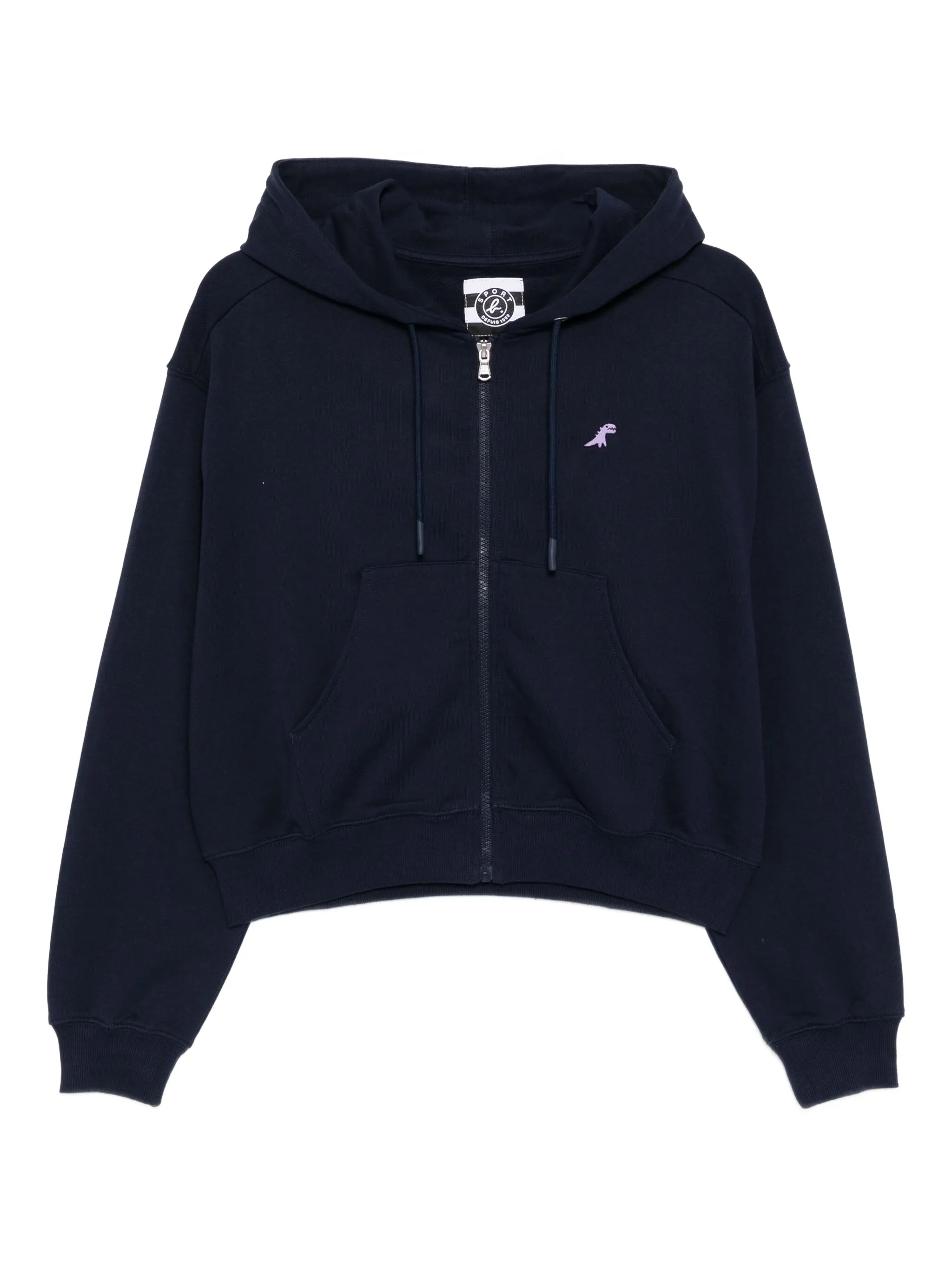 

Худи с вышивкой Dino Sport B. By Agnès B., синий