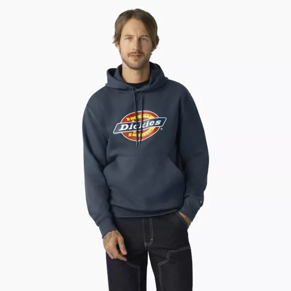 

Мужская водоотталкивающая толстовка с логотипом Dickies, цвет airforce blue