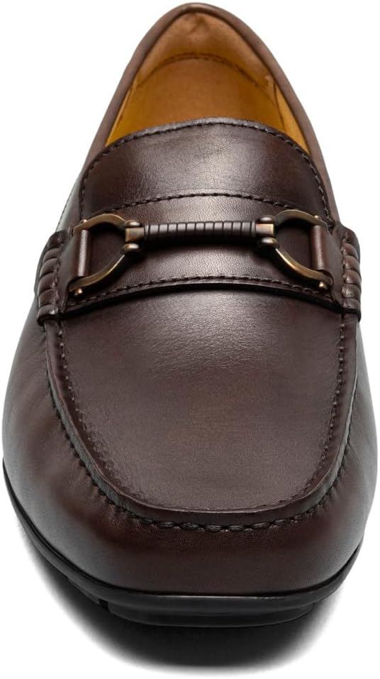 Мужские слипоны Florsheim Motor Moc Toe Bit Driver, коричневый — фото 3