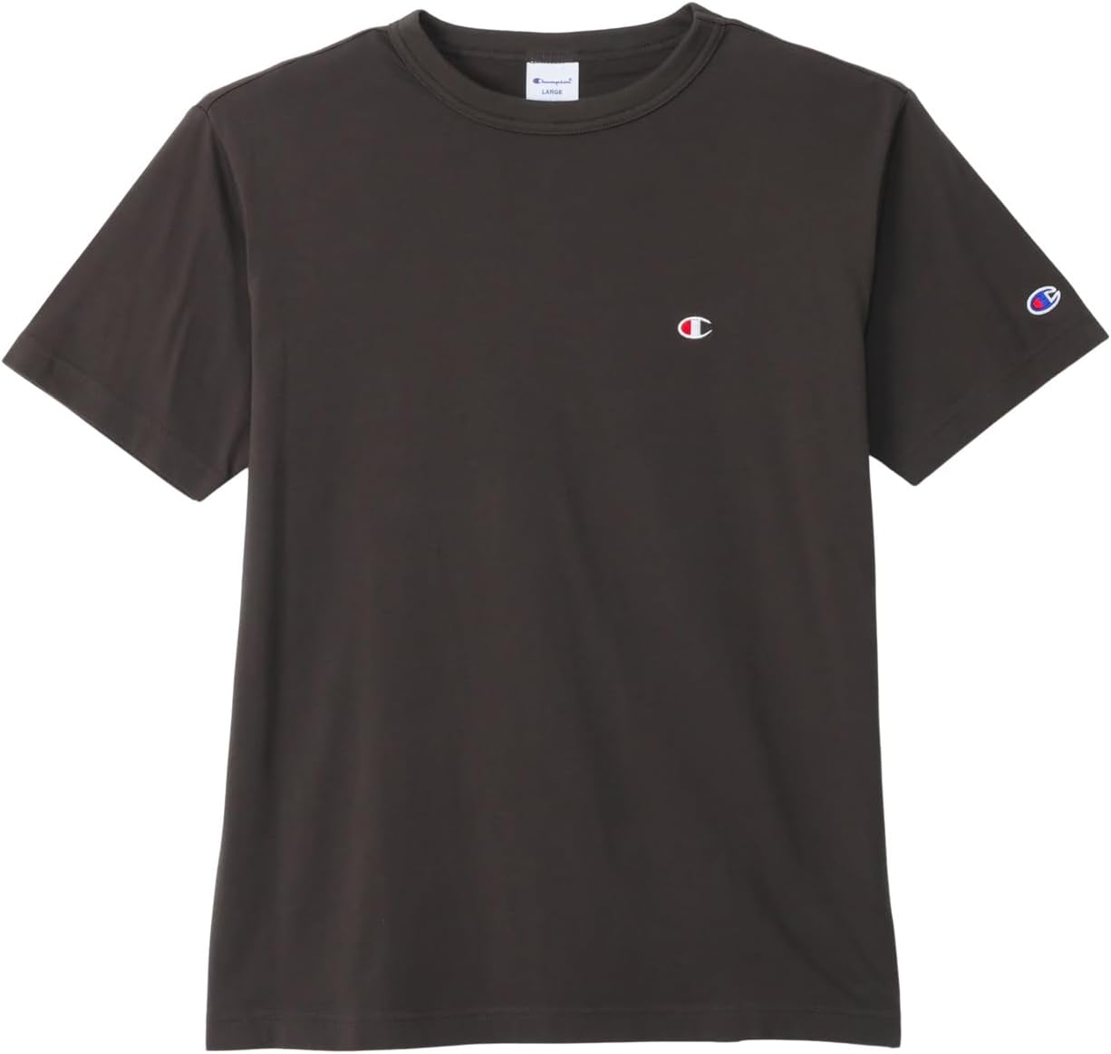 

Мужская футболка Champion C3-P300Z/C3-X352L, короткий рукав, 100% хлопок, Classic Cotton USA, вышивка логотипа в одну точку, футболка с коротким рукавом, базовая модель, черный