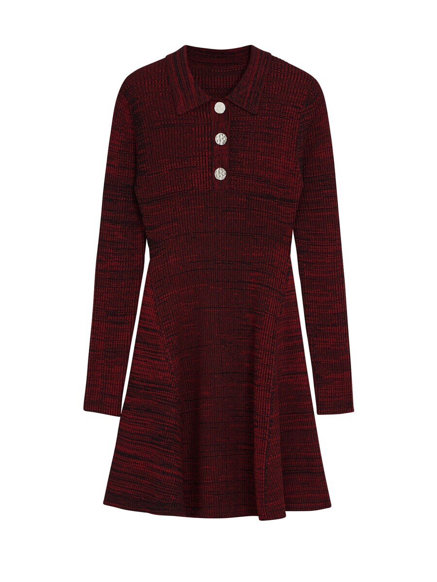 

Вязаное платье Desigual Knitted dress, черный