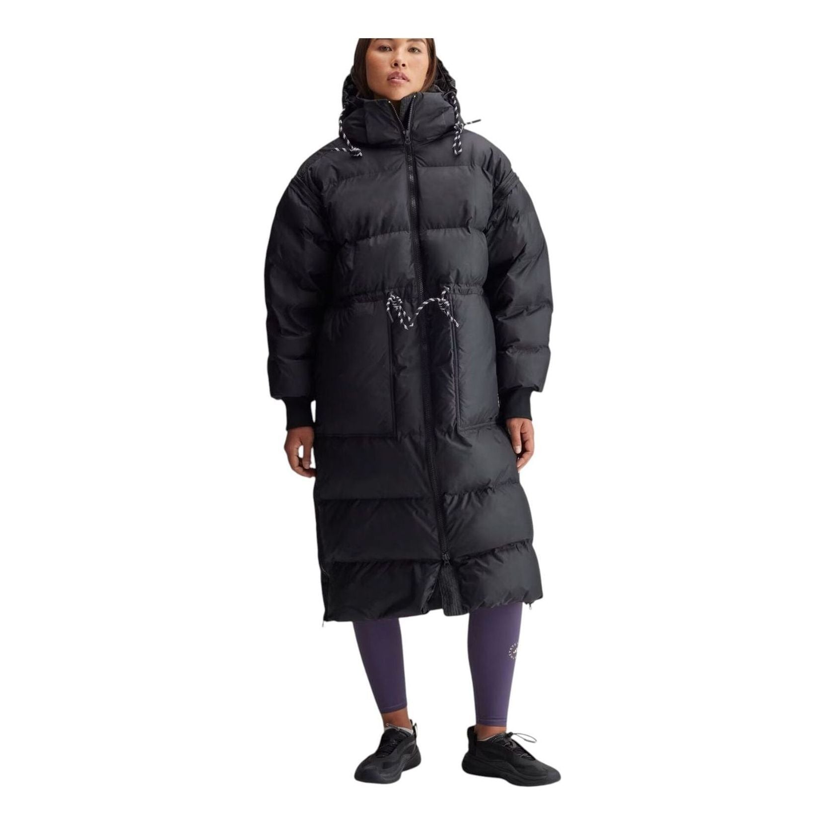

Куртка (WMNS) adidas x Stella McCartney Long Padded Winter Jacket 'Black'