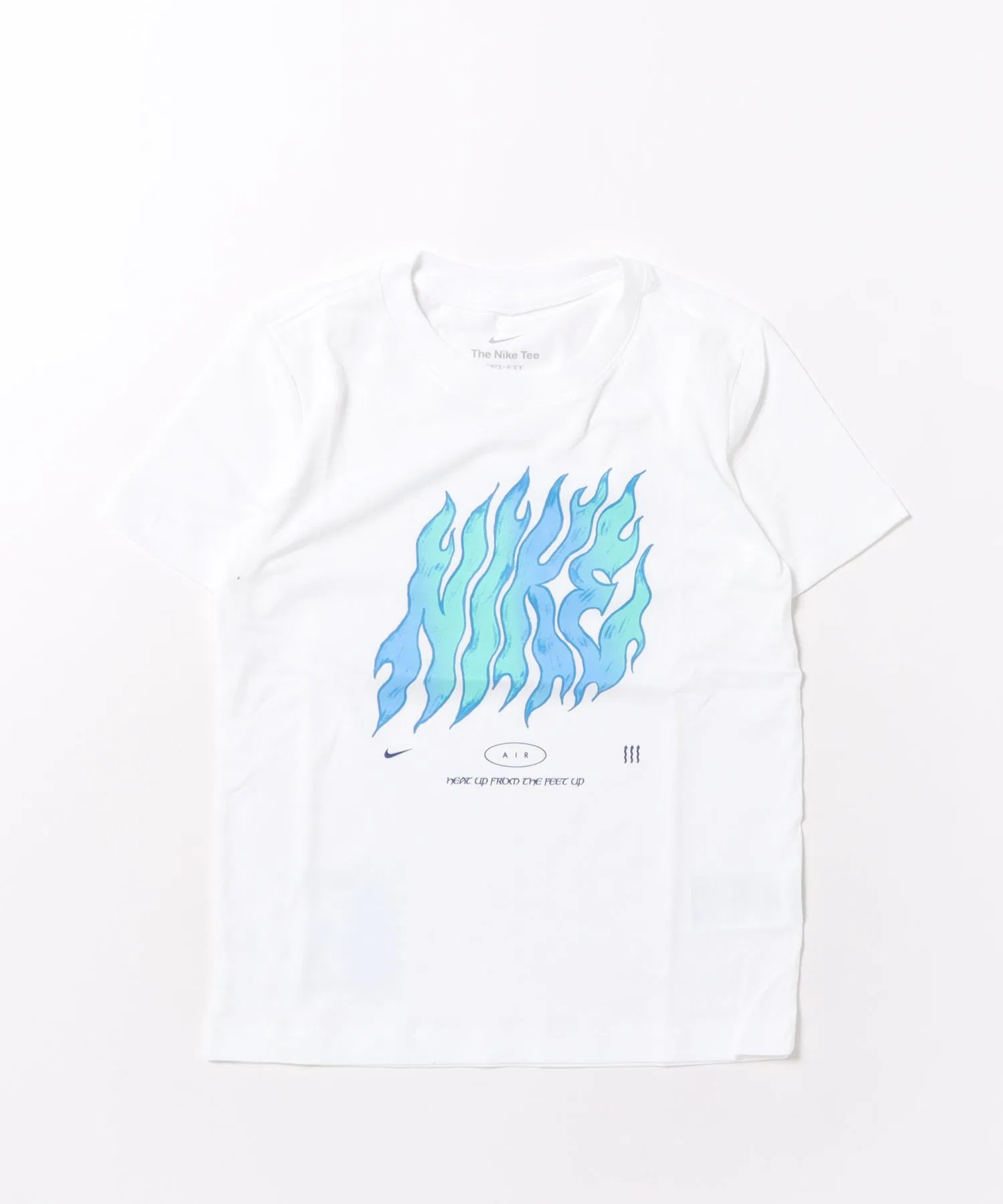 Детская футболка NIKE Dri-FIT с логотипом белая