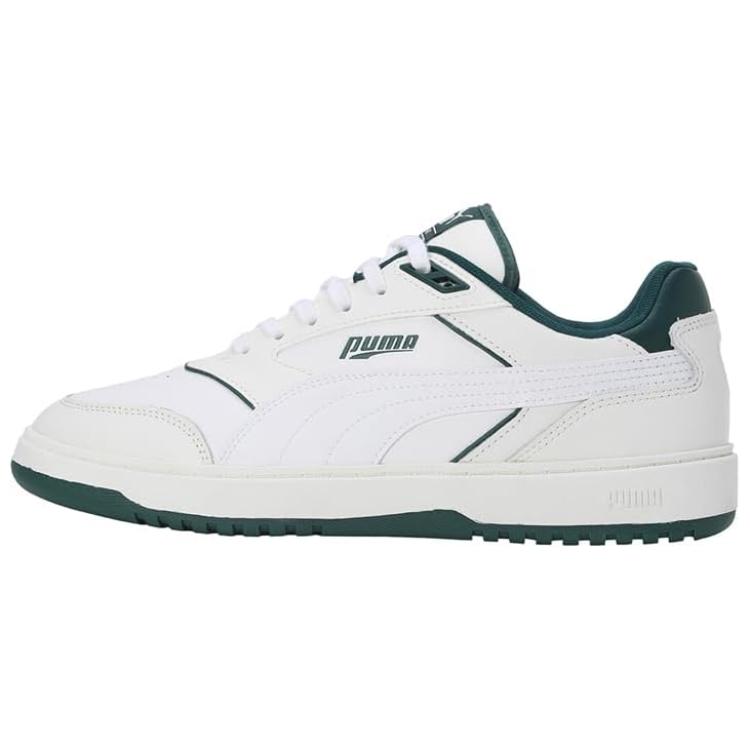 

PUMA Кроссовки для скейтбординга Doublecourt Low Top, мужские, белые, зеленые