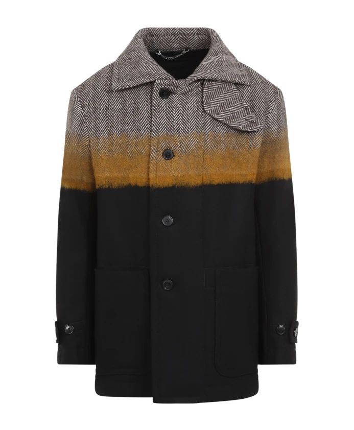 

Роскошное шерстяное пальто. Dries Van Noten, коричневый
