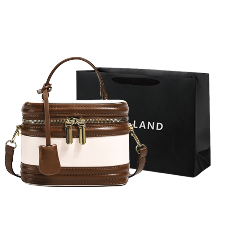 

PINK·LAND Переносная сумка-ведро через плечо, Ecru