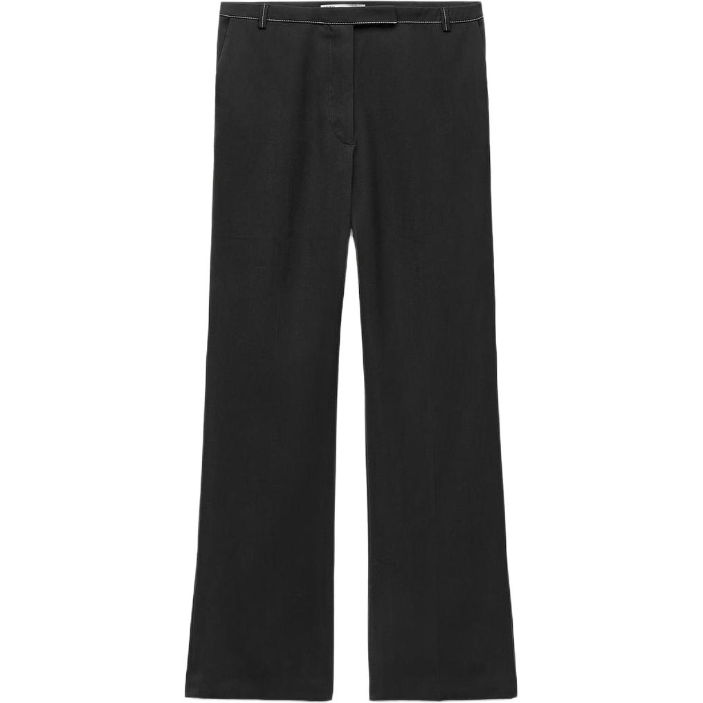 ZW Series Повседневные брюки женские угольно-серые ZARA — фото 2