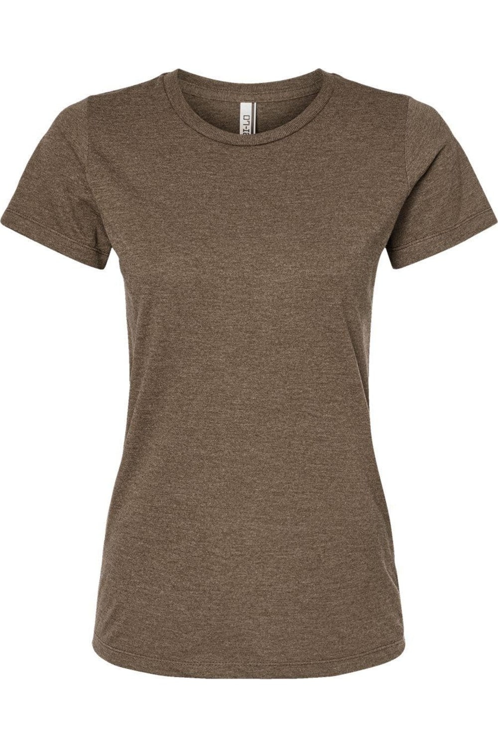 

Женская футболка Tultex из смеси хлопка премиум-класса, цвет brown heather