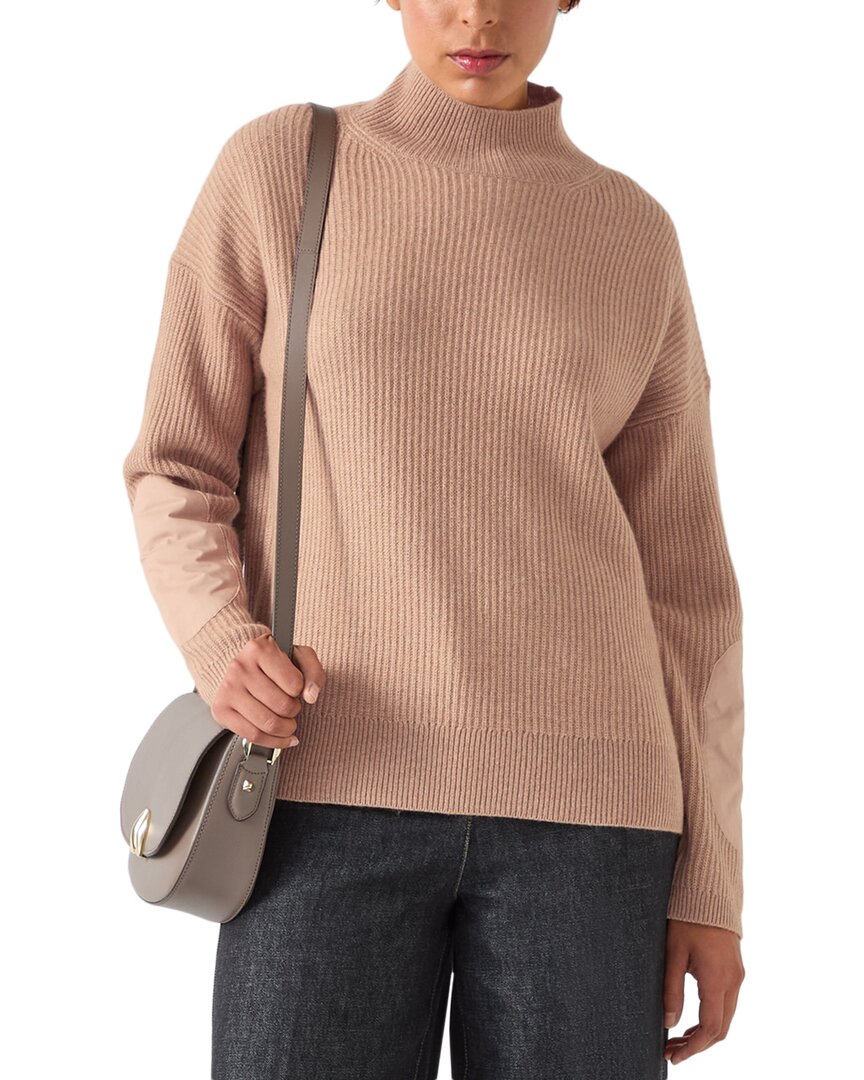 

LK Bennett Everly Вязаный топ из шерсти и кашемира, коричневый