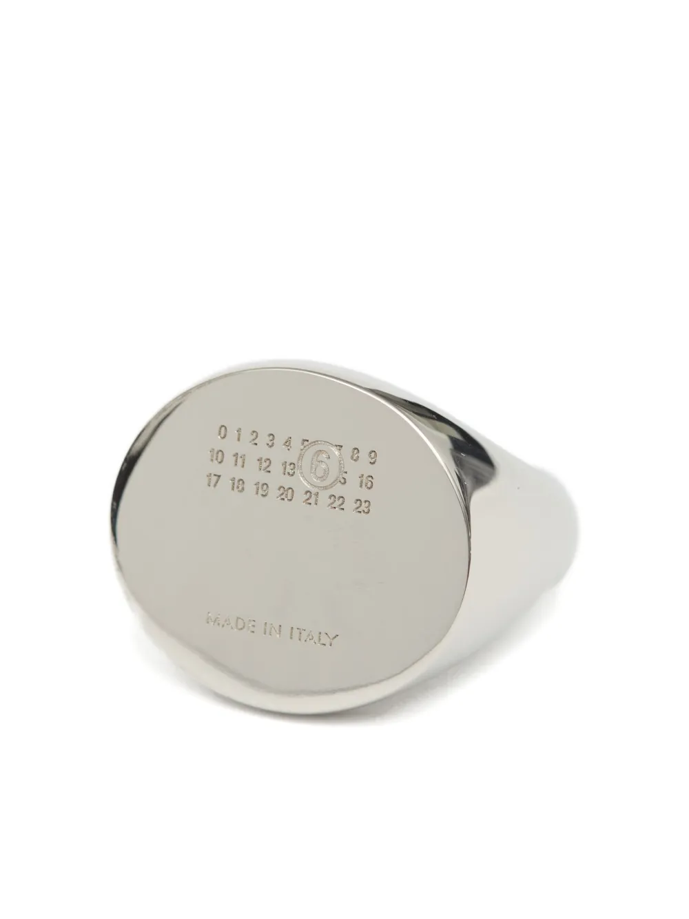 

Кольцо Minimal с логотипом MM6 Maison Margiela, серебяный