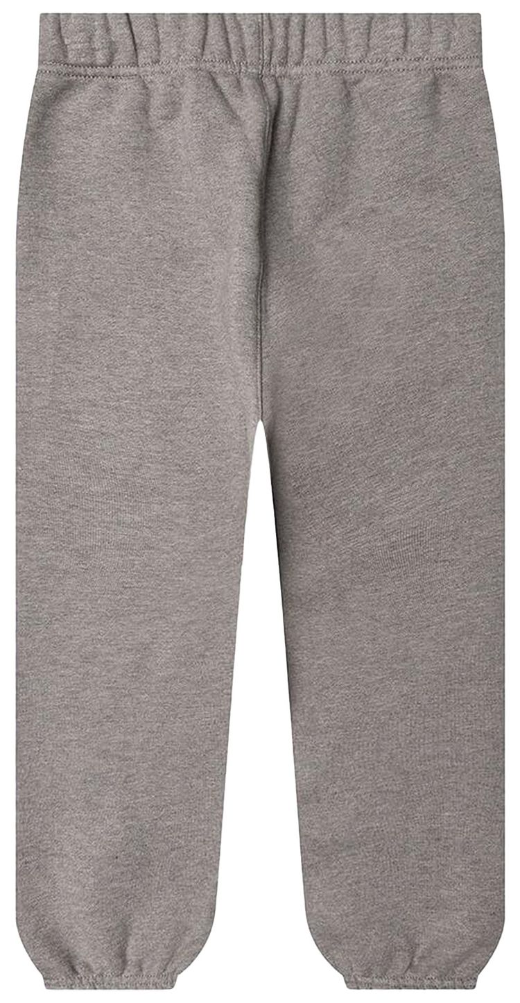 Детские флисовые спортивные штаны Fear of God Essentials, серый — фото 2