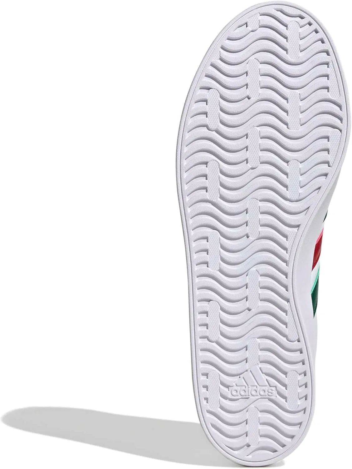 Кроссовки мужские adidas, цвет White/Dark Green/Power Red — фото 3