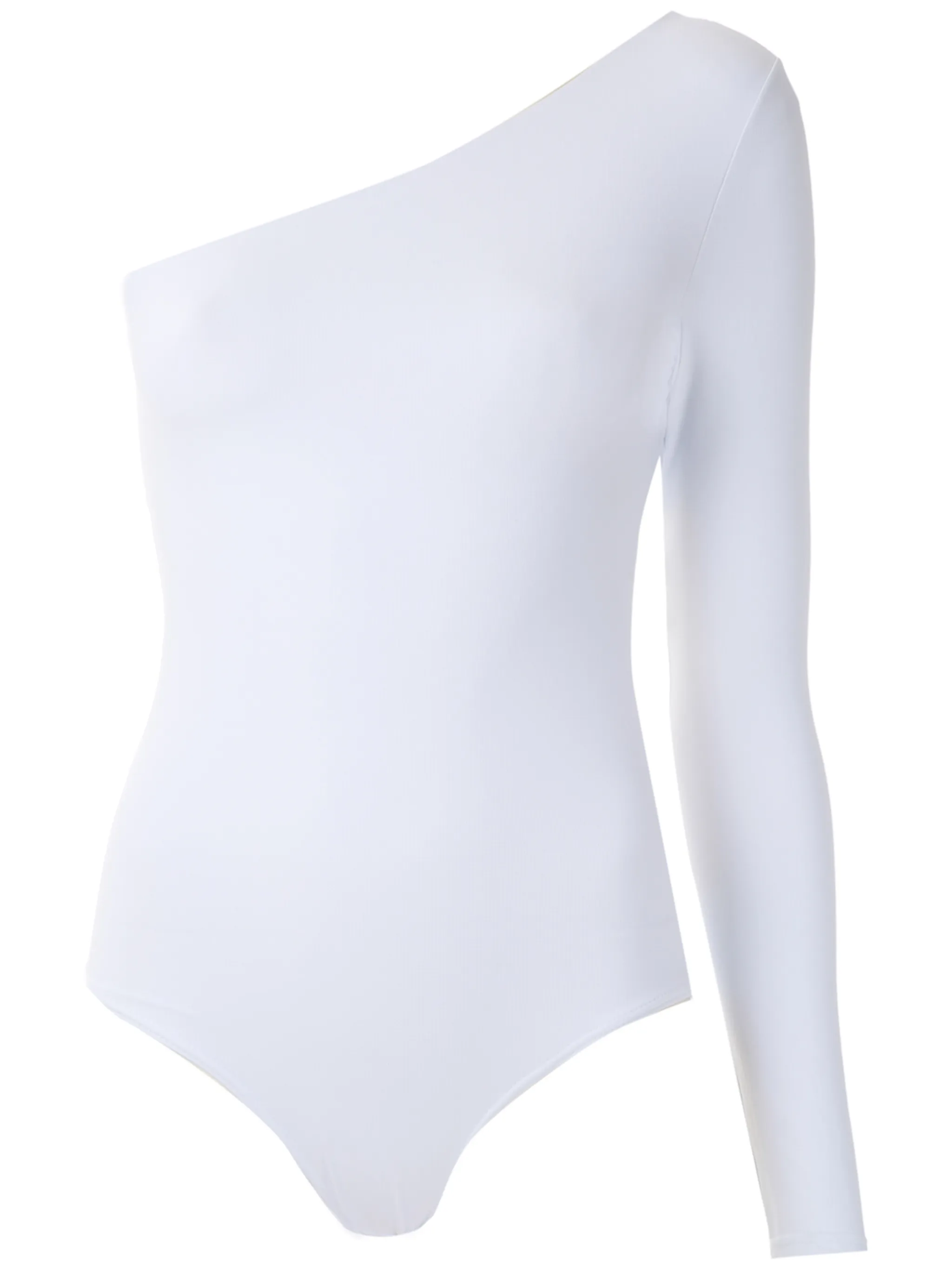 

Боди со вставками из цветочного кружева Amir Slama, белый