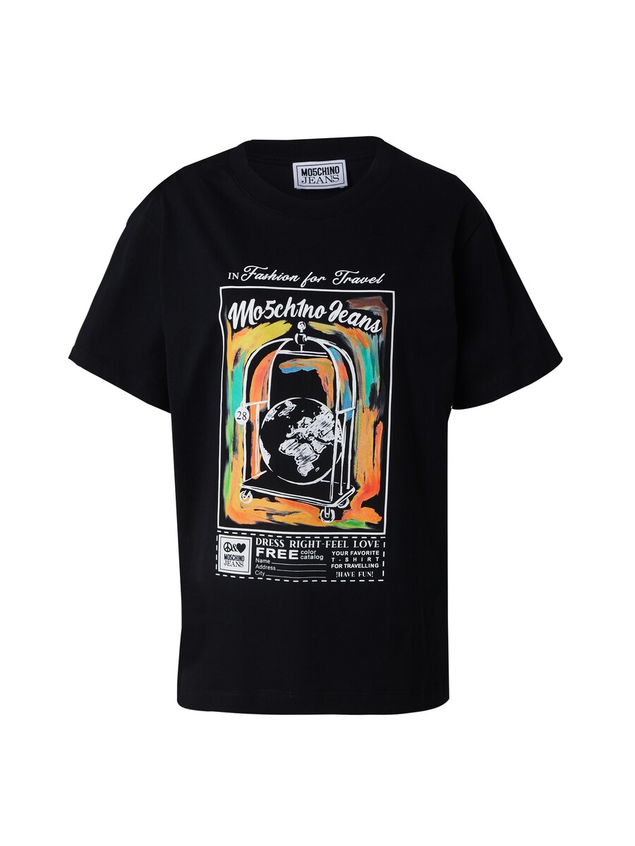 

Рубашка Moschino Jeans, черный