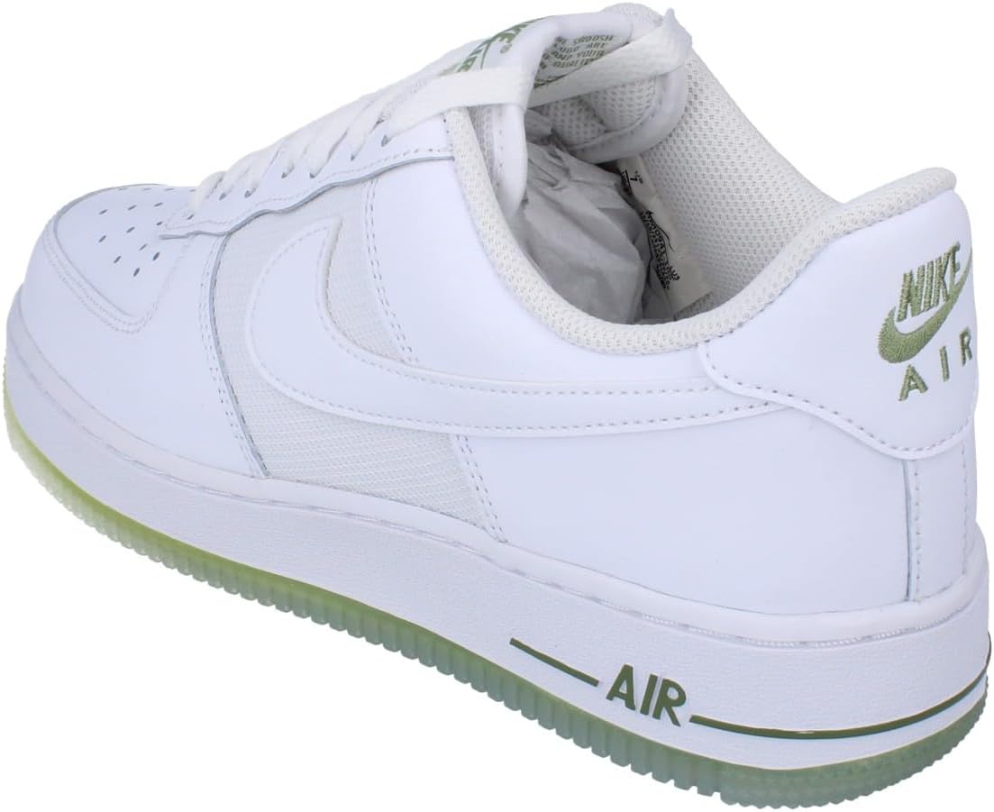 Кроссовки Nike Air Force 1 07 Mens Trainers Hm0941, White Oil Green 100 — фото 2