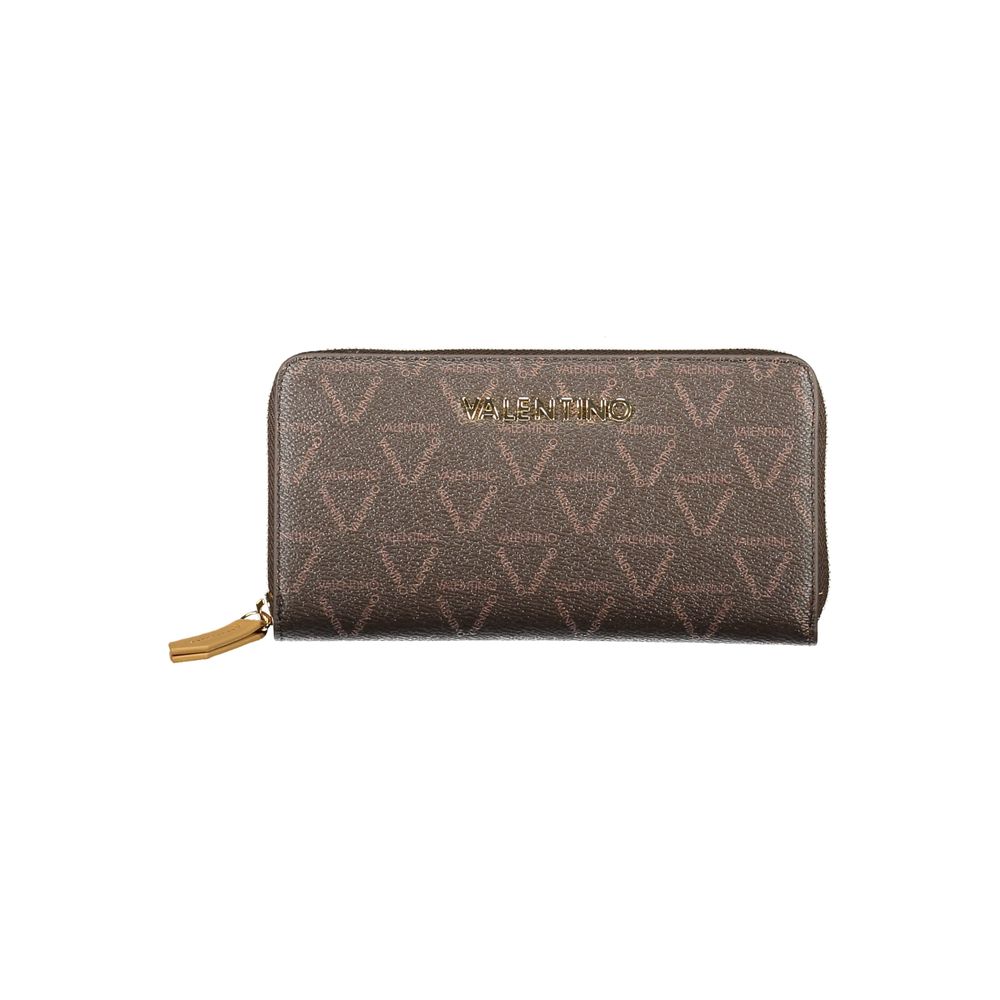 

Коричневый полиэтиленовый женский кошелек Valentino Bags