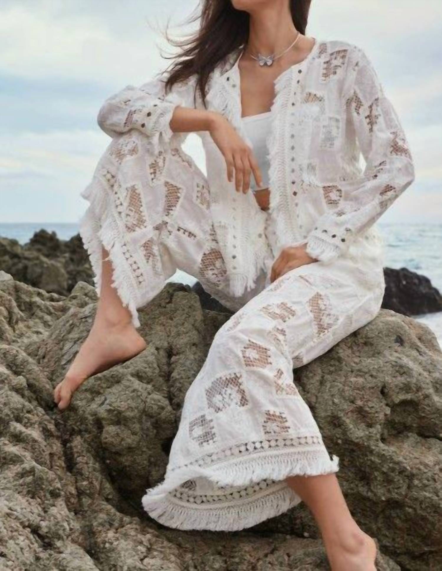 

Куртка Kae белого цвета Johnny Was