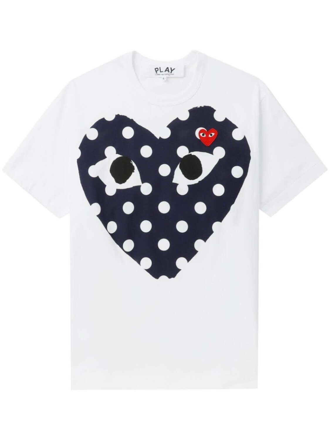 

Comme Des Garçons Play футболка с принтом, белый