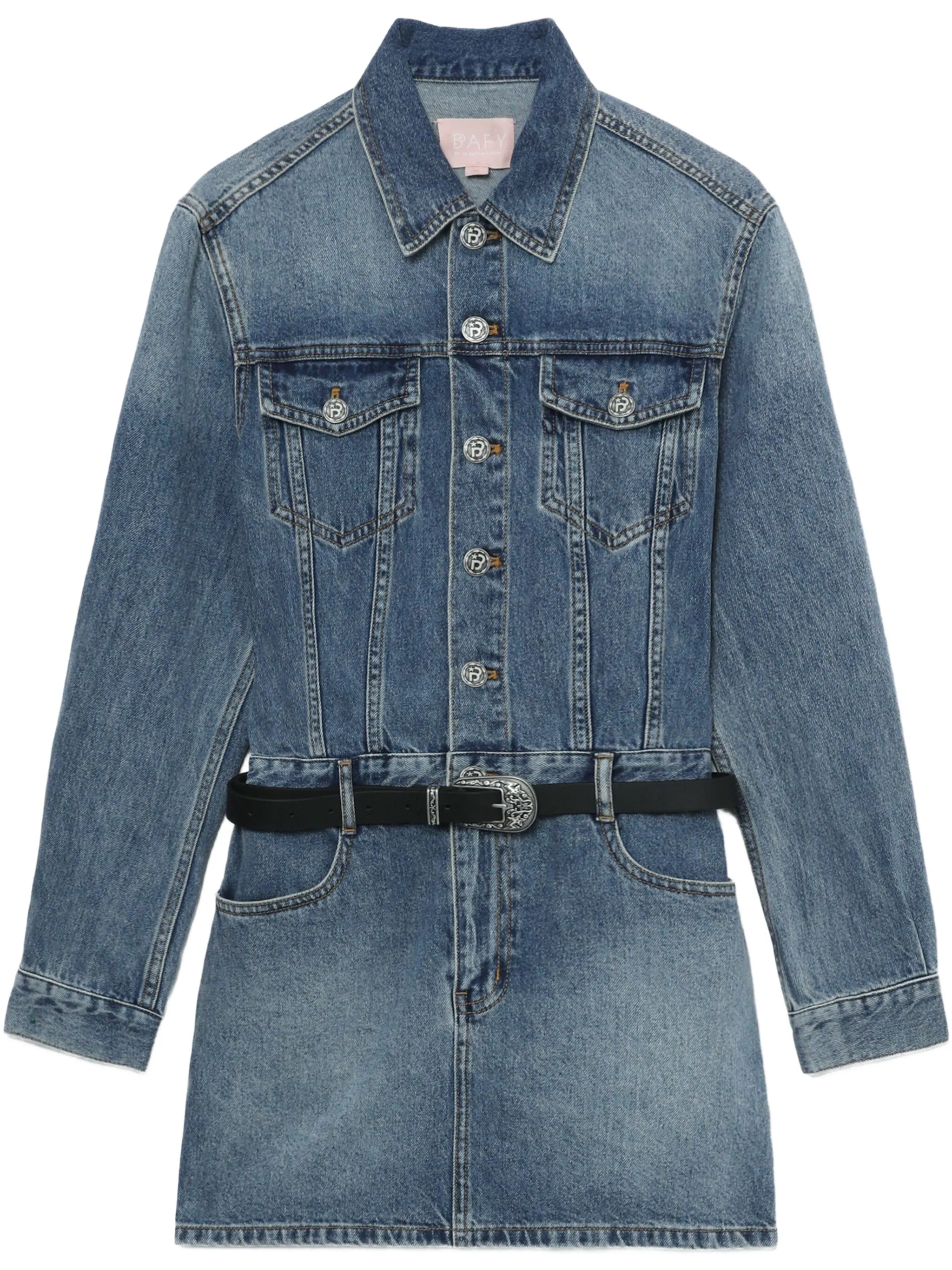 

Джинсовое платье мини Bapy By A Bathing Ape, синий