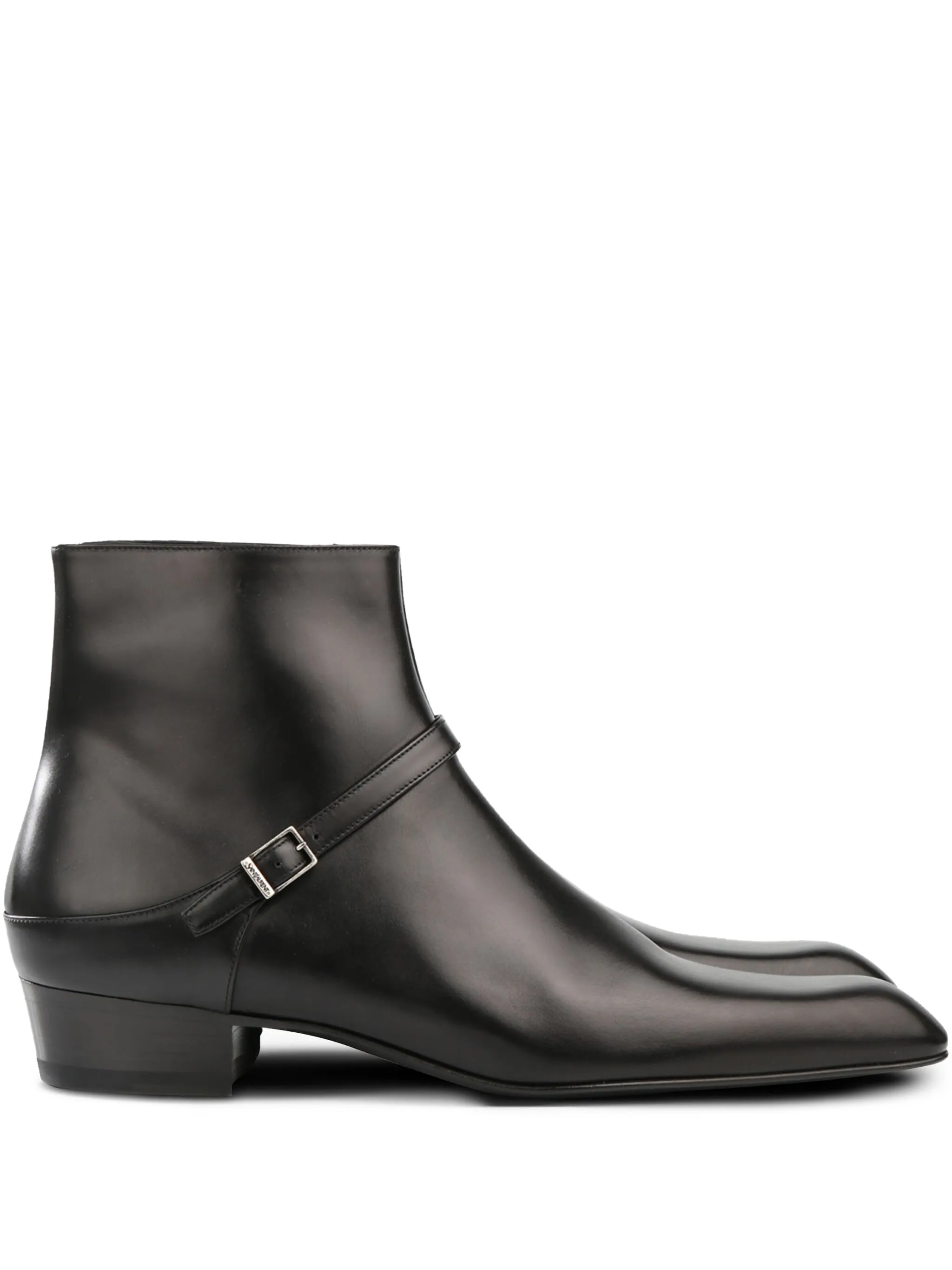 

Ботинки с пряжкой Saint Laurent, черный