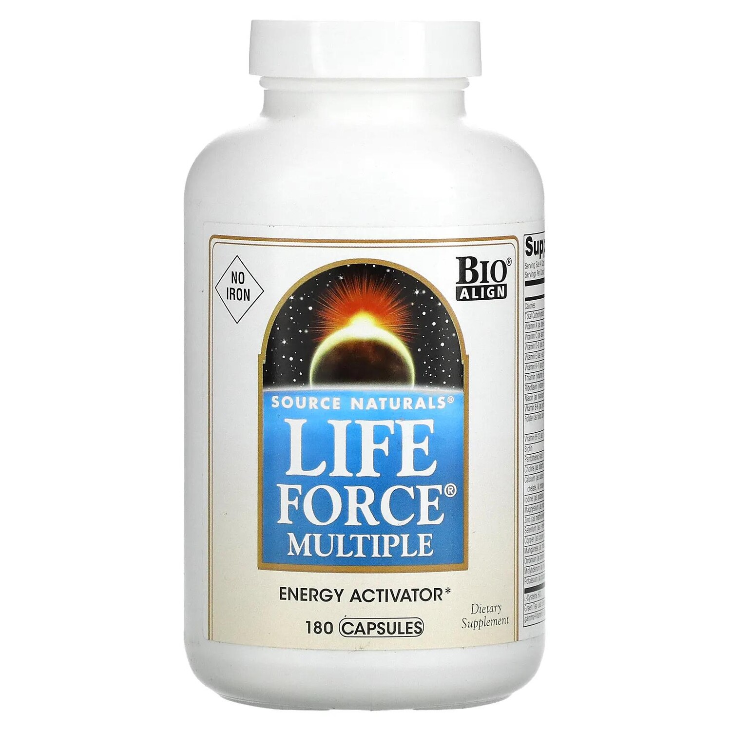 

Source Naturals Сила жизни без железа 180 капсул