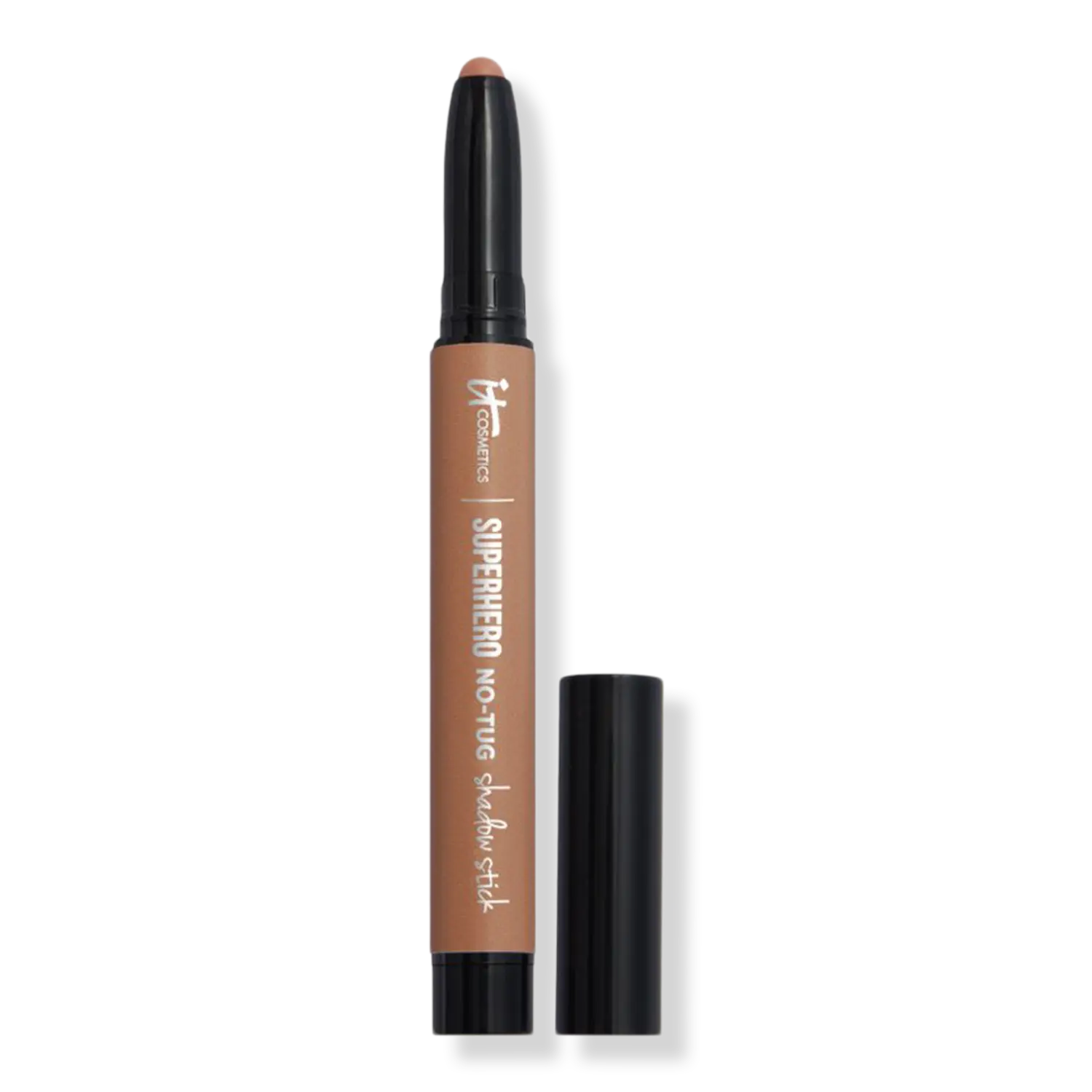 

Стойкие тени-карандаш Superhero No-Tug Longwear Eyeshadow Stick IT Cosmetics, Tough Tan (matte light warm brown)