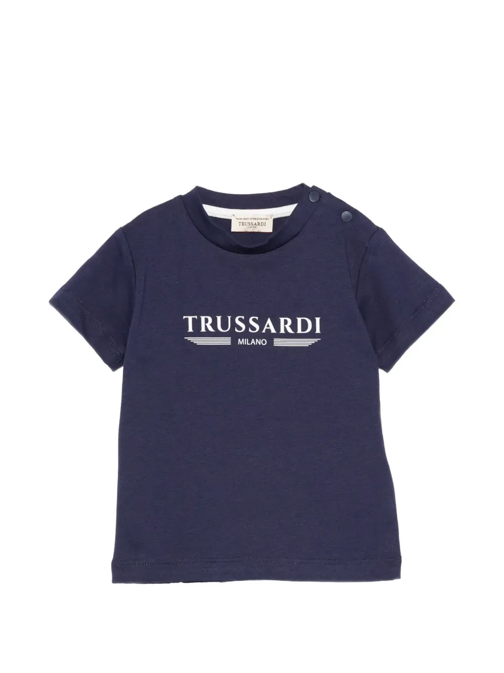 Футболка с логотипом TRUSSARDI JUNIOR, синий