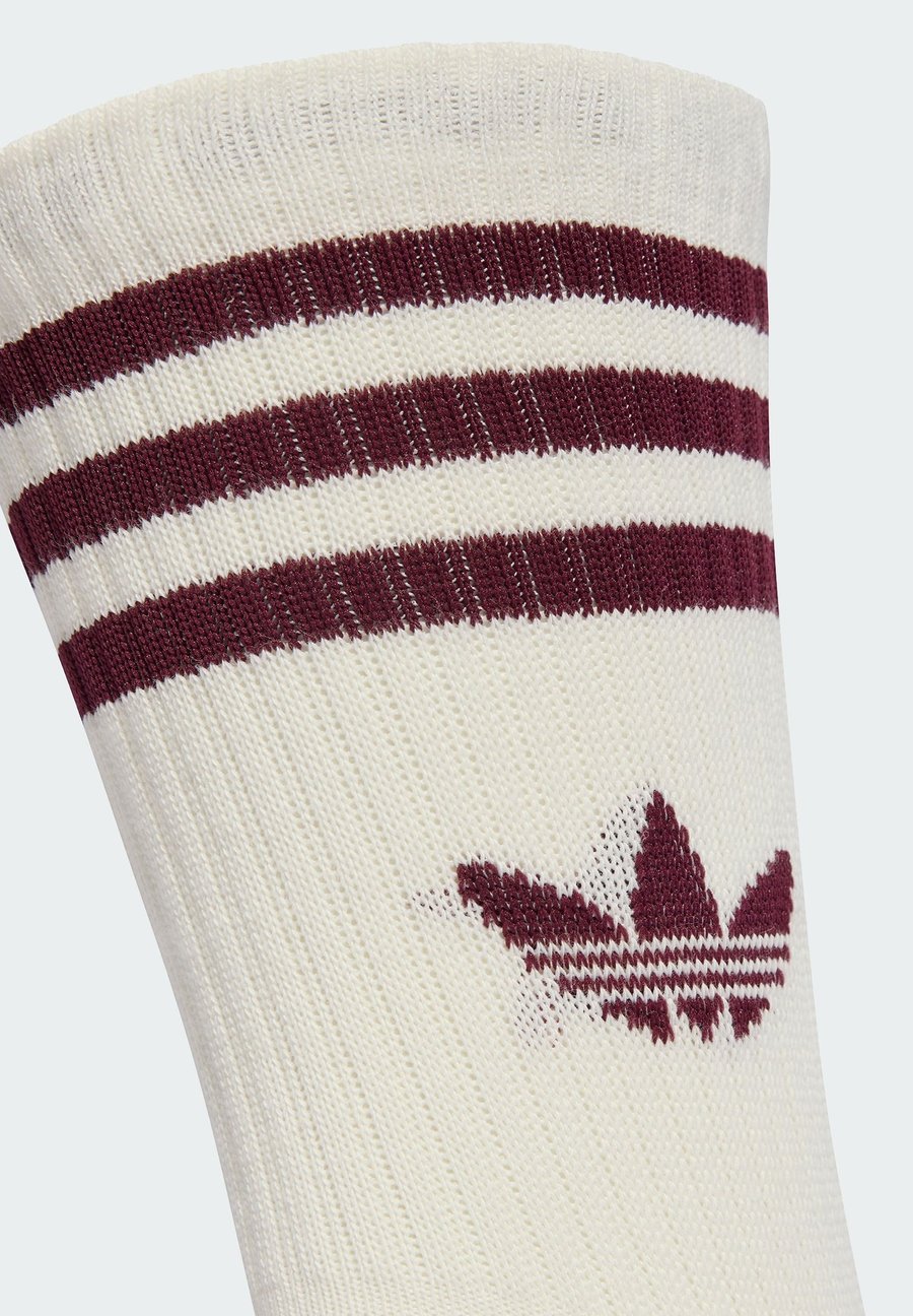 Носки Adidas Originals CREW 3 PACK UNISEX, Off White Aurora Coffee Off White/White — фото 3