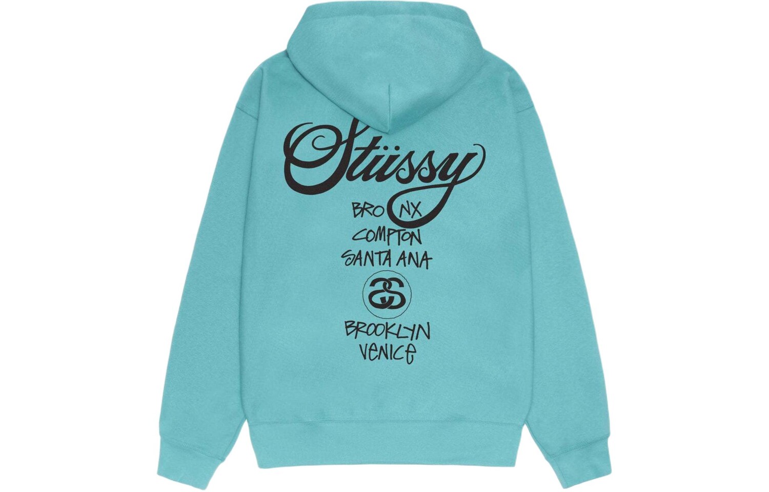 

Свитшот World Cruise Series унисекс Stussy, серый