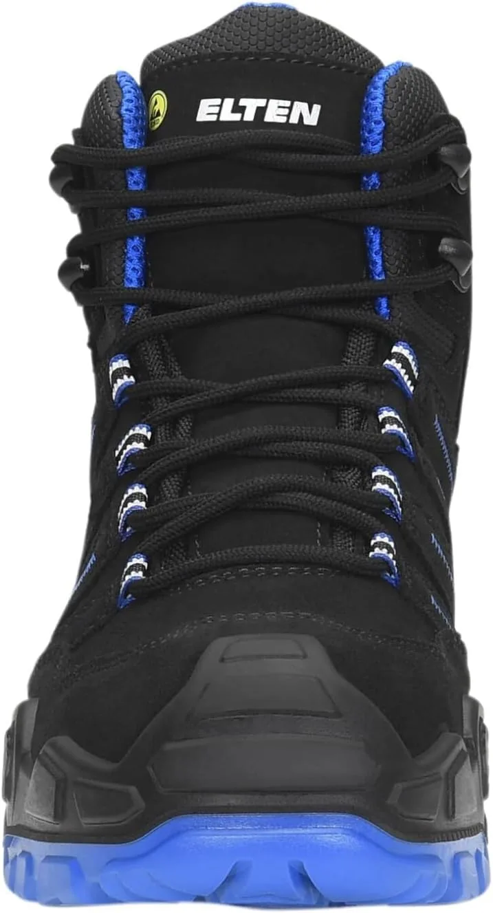 Защитные ботинки ELTEN Unisex Quentin Черно-синий Mid Esd S3s — фото 4