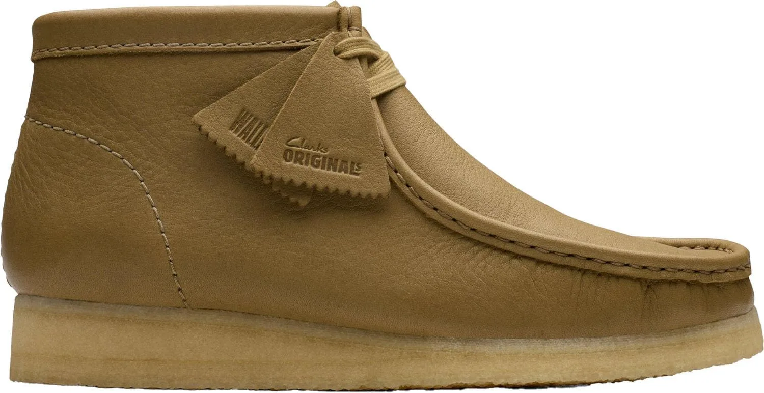 Мужские ботинки Clarks Wallabee, оливковый