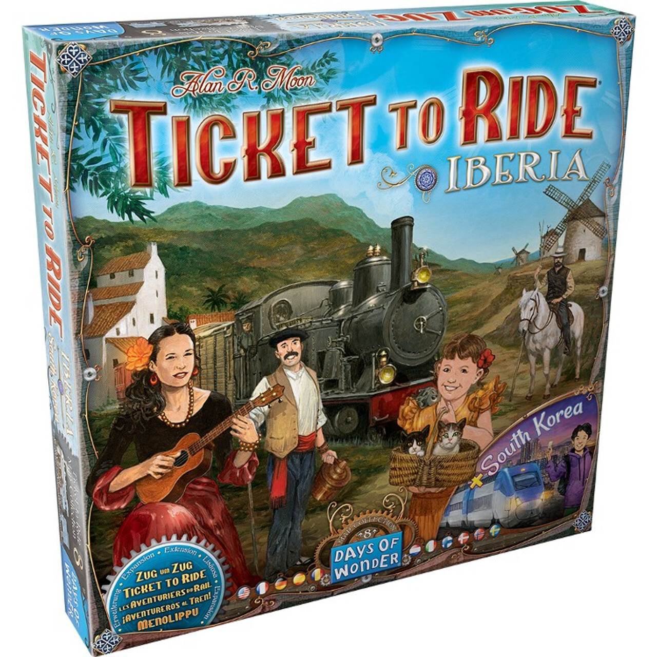 

Настольная игра Ticket to Ride: Iberia & South Korea Expansion