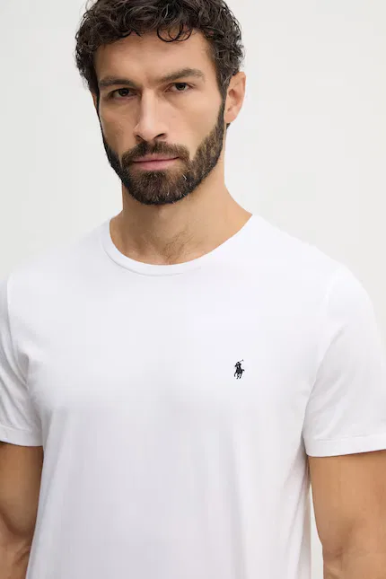 Футболка из хлопка T-shirt Polo Ralph Lauren, белый — фото 4