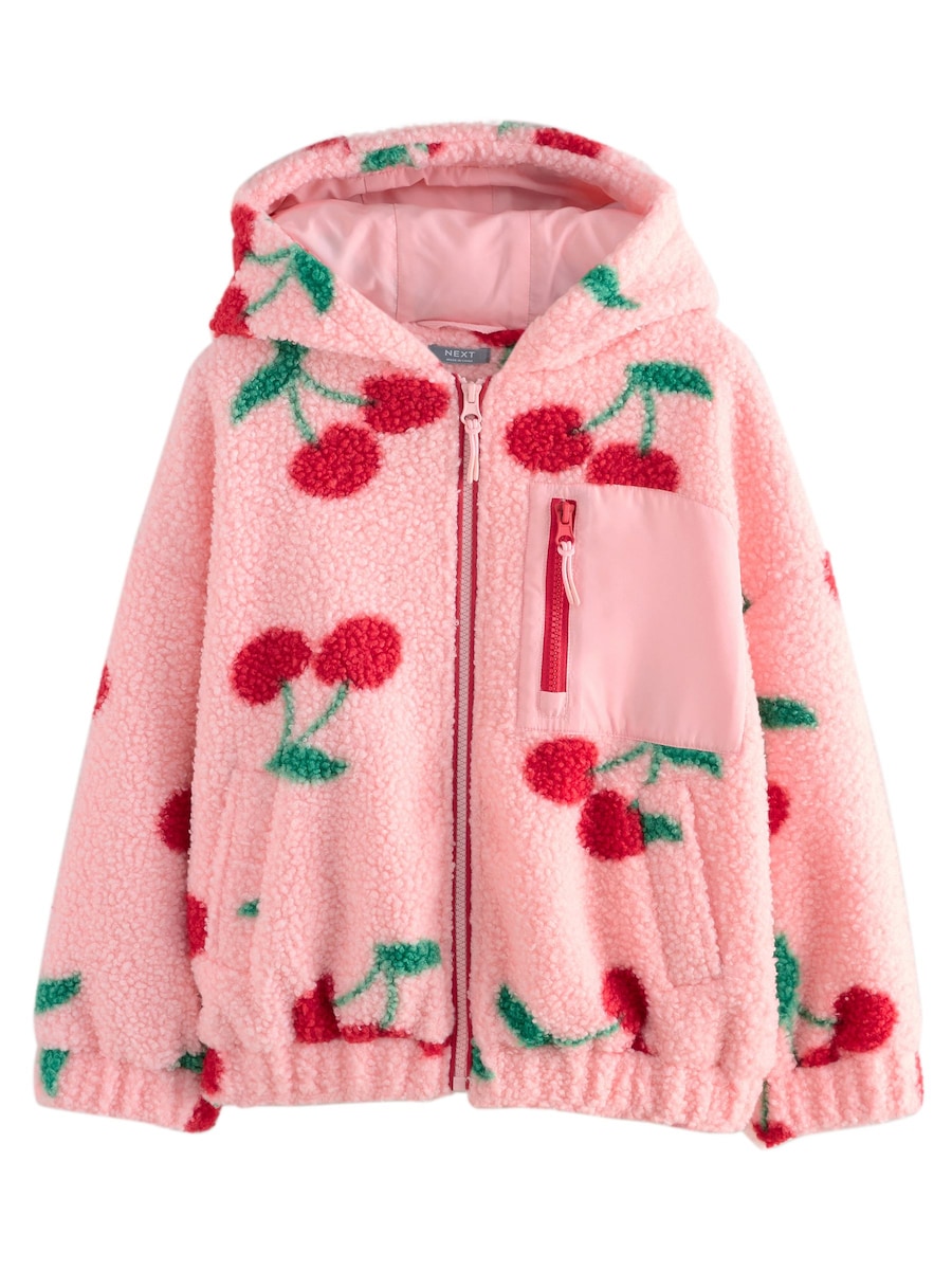 

Флисовая куртка Next, светло-розовый