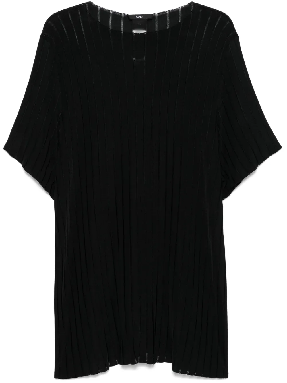 

Футболка в рубчик SAPIO, черный