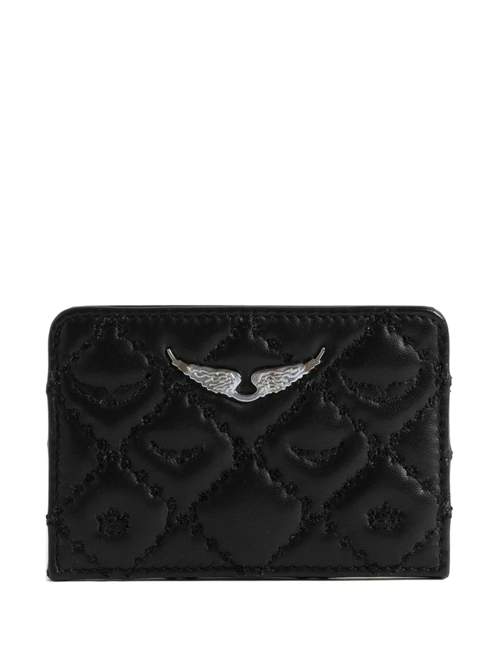 

Стеганый держатель карт с логотипом Zadig&Voltaire, черный