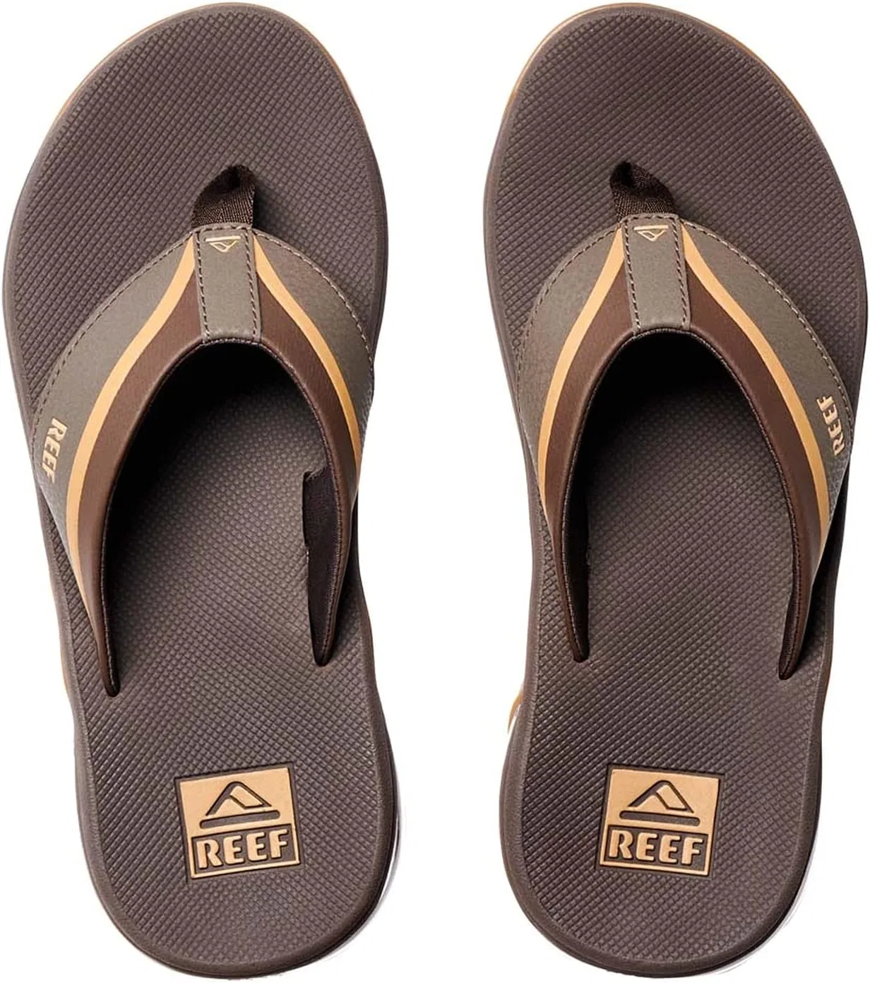 Сандалии мужские REEF, коричневые/резина — фото 2