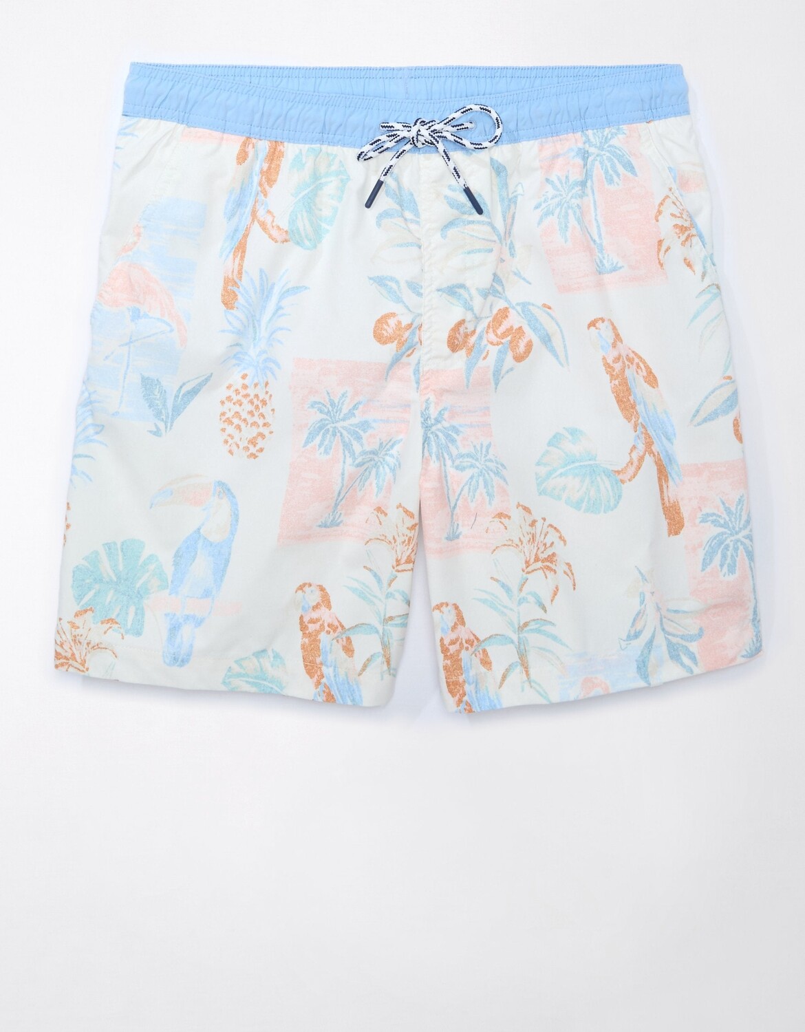 

Плавки 7 дюймов AE Floral Flex American Eagle Outfitters, цвет Cream