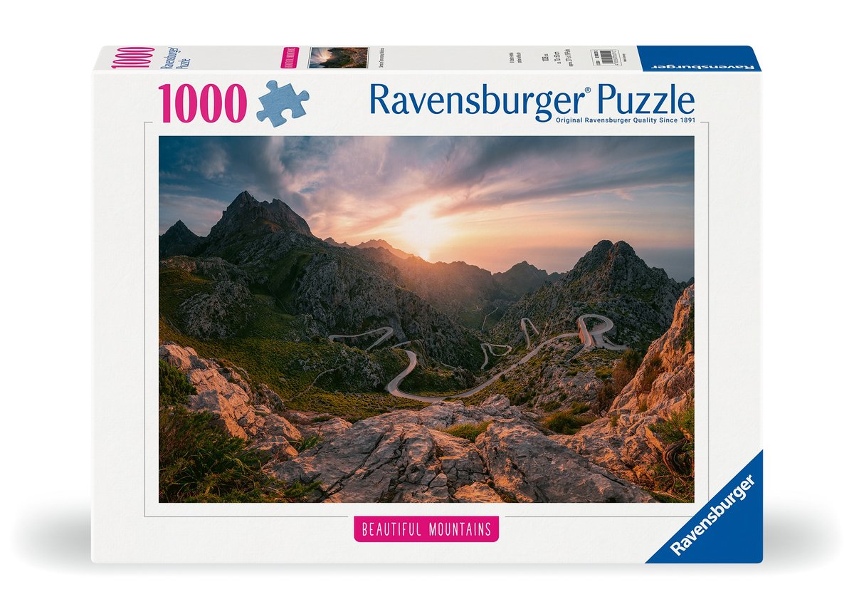 

2D пазл, Серра-де-Трамунтана, Испания, 1000 деталей Ravensburger