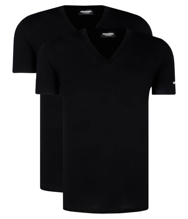 

Футболки 2 шт. Slim fit Dsquared2, черный